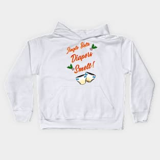 Jingle Bells Diapers Smell Kids Hoodie